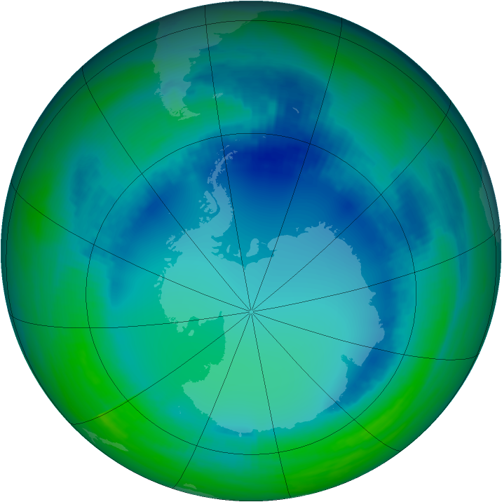 Ozone Map 2000-07-31